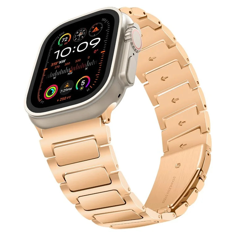 KALEBOL For Apple Watch 10 46mm / Ultra 2 / Ultra 49mm / 9 8 7 45mm / SE (2023) SE (2022) SE 6 5 4 44mm / 3 2 1 42mm Watch Strap Zinc Alloy