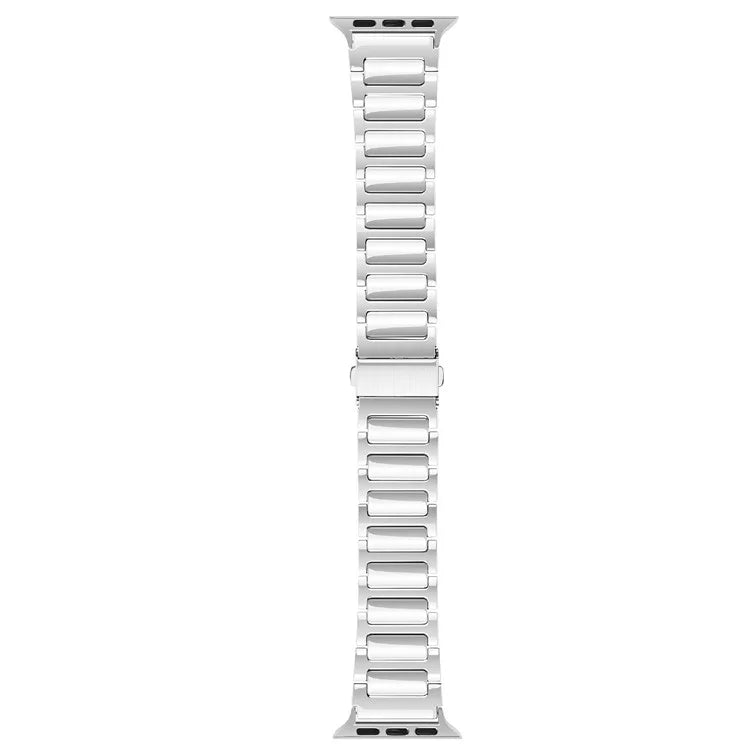 KALEBOL For Apple Watch 10 46mm / Ultra 2 / Ultra 49mm / 9 8 7 45mm / SE (2023) SE (2022) SE 6 5 4 44mm / 3 2 1 42mm Watch Strap Zinc Alloy