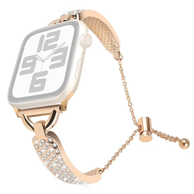 KALEBOL For Apple Watch Series 10 42mm / 9 8 7 41mm / SE (2023) SE (2022) SE 6 5 4 40mm / 3 2 1 38mm Watch Band Zinc Alloy Bracelet