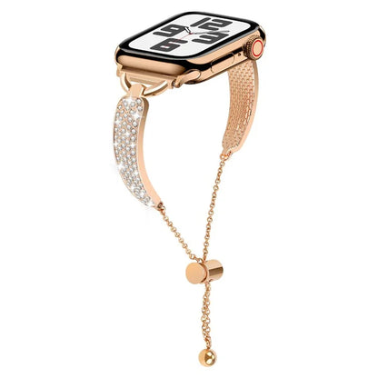 KALEBOL For Apple Watch Series 10 42mm / 9 8 7 41mm / SE (2023) SE (2022) SE 6 5 4 40mm / 3 2 1 38mm Watch Band Zinc Alloy Bracelet