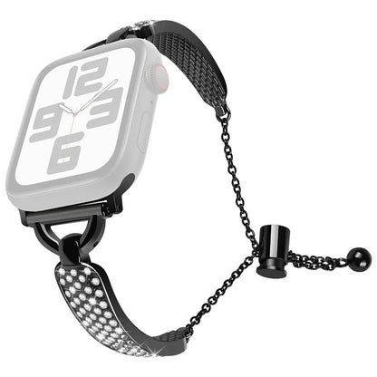 KALEBOL For Apple Watch Series 10 42mm / 9 8 7 41mm / SE (2023) SE (2022) SE 6 5 4 40mm / 3 2 1 38mm Watch Band Zinc Alloy Bracelet