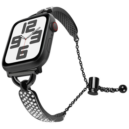 KALEBOL For Apple Watch Series 10 42mm / 9 8 7 41mm / SE (2023) SE (2022) SE 6 5 4 40mm / 3 2 1 38mm Watch Band Zinc Alloy Bracelet