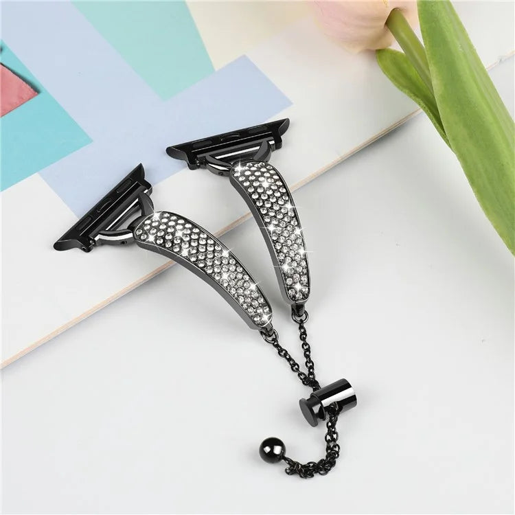 KALEBOL For Apple Watch Series 10 42mm / 9 8 7 41mm / SE (2023) SE (2022) SE 6 5 4 40mm / 3 2 1 38mm Watch Band Zinc Alloy Bracelet