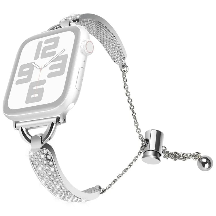 KALEBOL For Apple Watch Series 10 42mm / 9 8 7 41mm / SE (2023) SE (2022) SE 6 5 4 40mm / 3 2 1 38mm Watch Band Zinc Alloy Bracelet