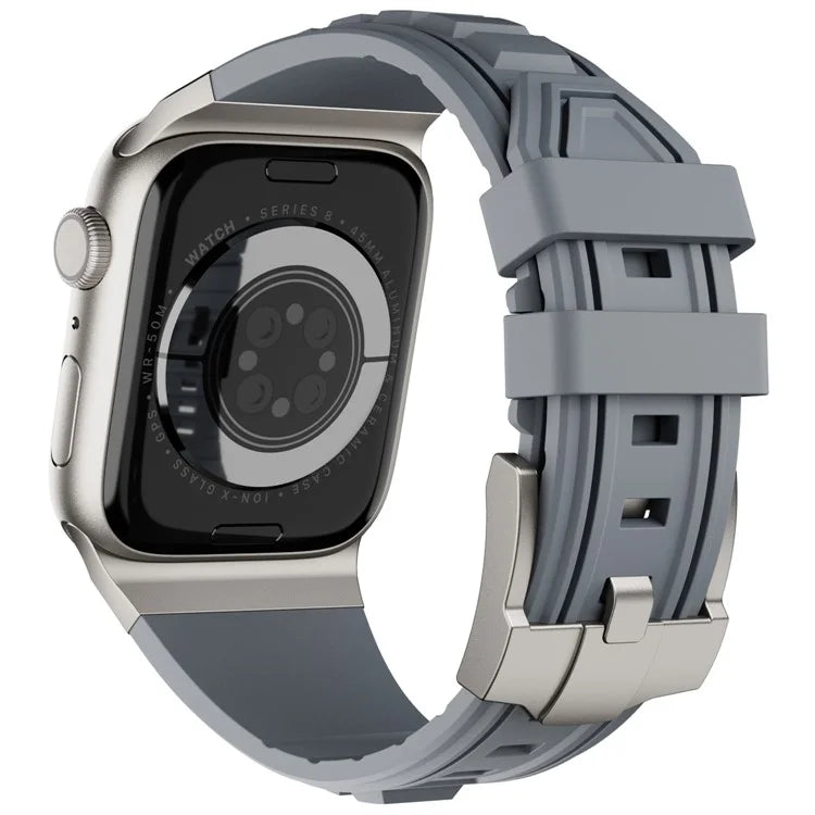 KALEBOL For Apple Watch 10 46mm / Ultra 2 / Ultra 49mm / 9 8 7 45mm / SE (2023) SE (2022) SE 6 5 4 44mm / 3 2 1 42mm Silicone Watch Band