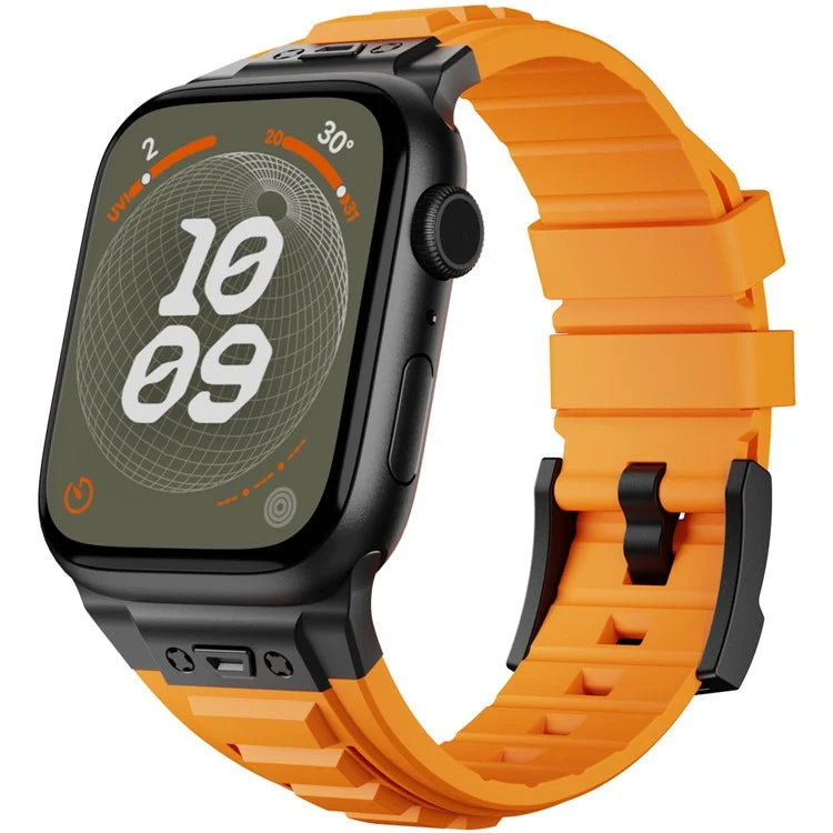 KALEBOL For Apple Watch 10 46mm / Ultra 2 / Ultra 49mm / 9 8 7 45mm / SE (2023) SE (2022) SE 6 5 4 44mm / 3 2 1 42mm Silicone Watch Band