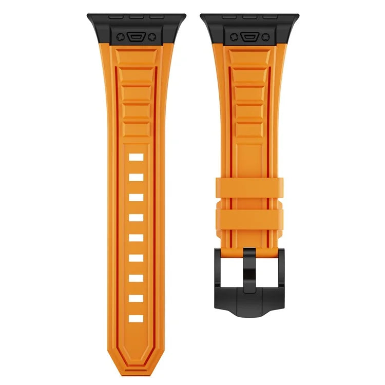 KALEBOL For Apple Watch 10 46mm / Ultra 2 / Ultra 49mm / 9 8 7 45mm / SE (2023) SE (2022) SE 6 5 4 44mm / 3 2 1 42mm Silicone Watch Band