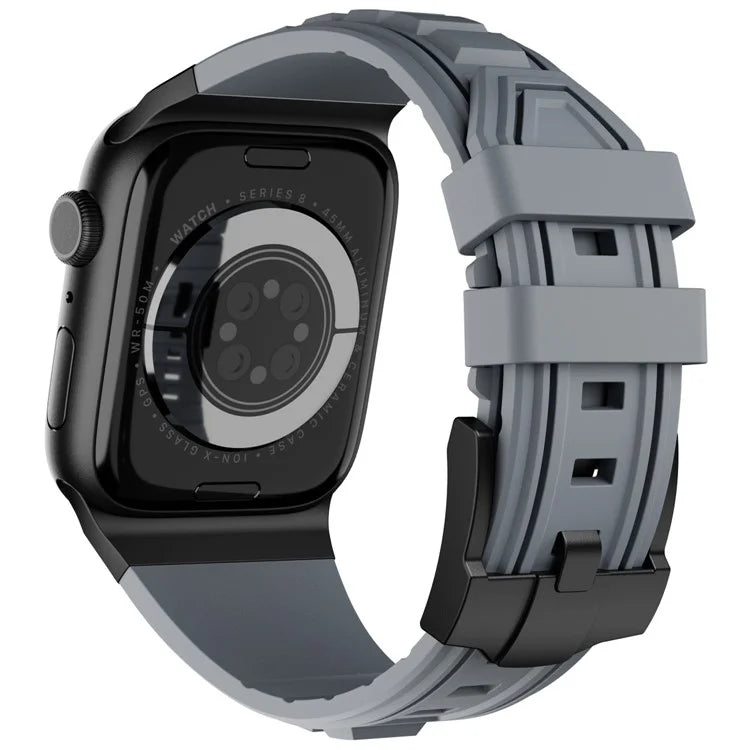 KALEBOL For Apple Watch 10 46mm / Ultra 2 / Ultra 49mm / 9 8 7 45mm / SE (2023) SE (2022) SE 6 5 4 44mm / 3 2 1 42mm Silicone Watch Band