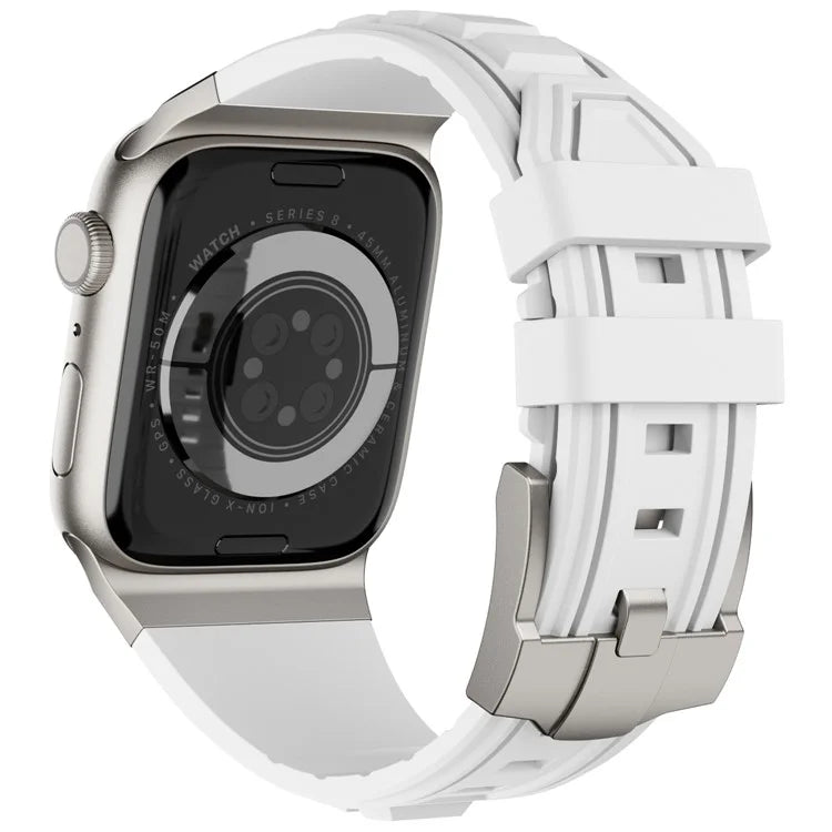 KALEBOL For Apple Watch 10 46mm / Ultra 2 / Ultra 49mm / 9 8 7 45mm / SE (2023) SE (2022) SE 6 5 4 44mm / 3 2 1 42mm Silicone Watch Band