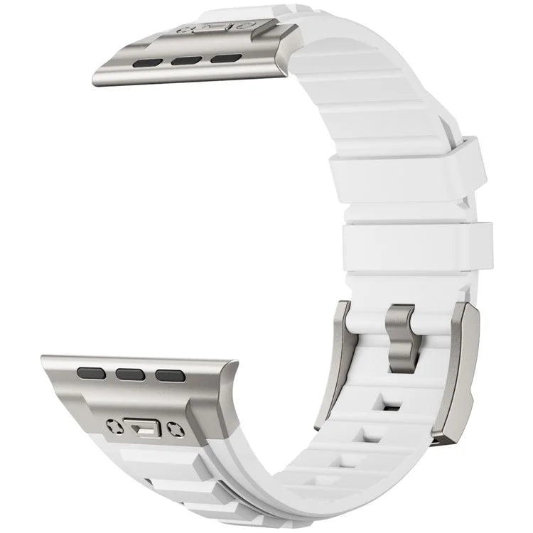 KALEBOL For Apple Watch 10 46mm / Ultra 2 / Ultra 49mm / 9 8 7 45mm / SE (2023) SE (2022) SE 6 5 4 44mm / 3 2 1 42mm Silicone Watch Band