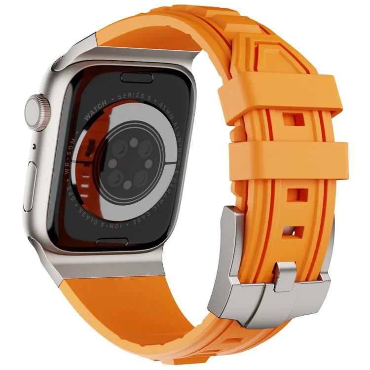 KALEBOL For Apple Watch 10 46mm / Ultra 2 / Ultra 49mm / 9 8 7 45mm / SE (2023) SE (2022) SE 6 5 4 44mm / 3 2 1 42mm Silicone Watch Band