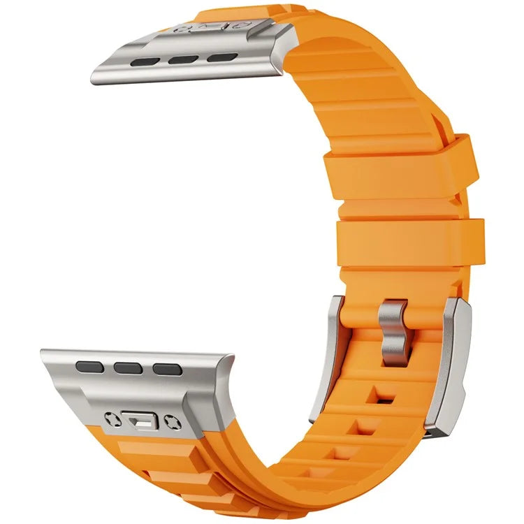 KALEBOL For Apple Watch 10 46mm / Ultra 2 / Ultra 49mm / 9 8 7 45mm / SE (2023) SE (2022) SE 6 5 4 44mm / 3 2 1 42mm Silicone Watch Band