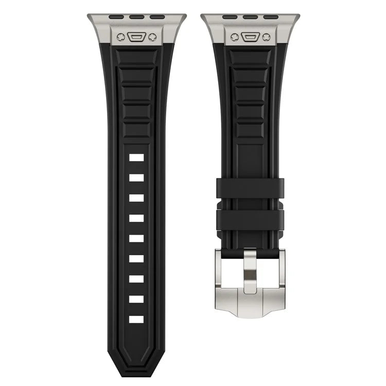 KALEBOL For Apple Watch 10 46mm / Ultra 2 / Ultra 49mm / 9 8 7 45mm / SE (2023) SE (2022) SE 6 5 4 44mm / 3 2 1 42mm Silicone Watch Band