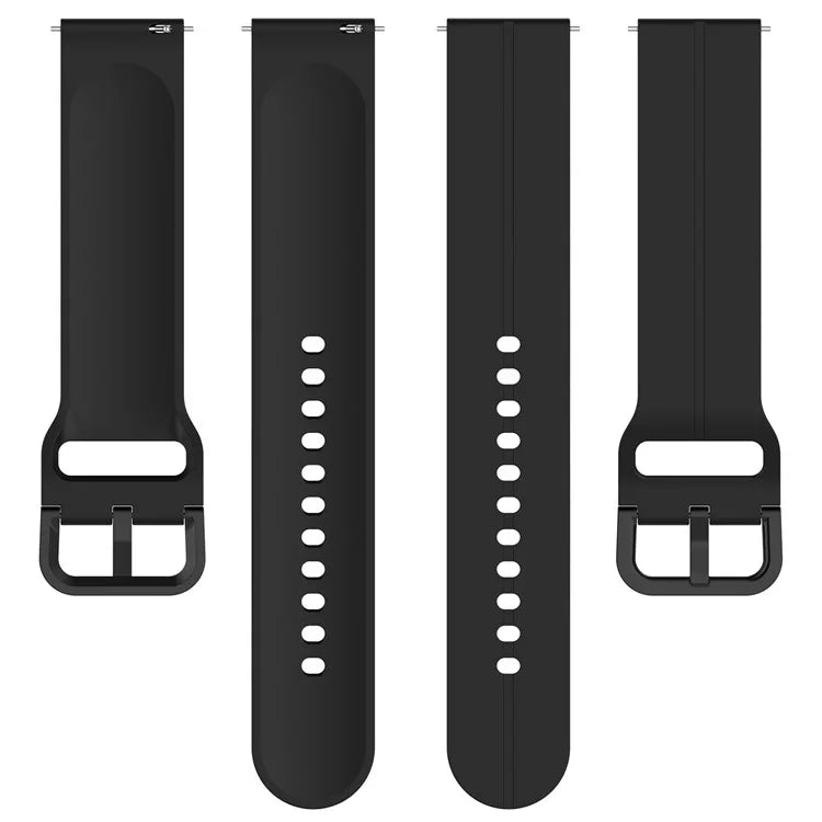 KALEBOL For Huawei Watch 4 / 4 Pro / GT 4 46mm Watch Strap 22mm Silicone Band  Groove Design