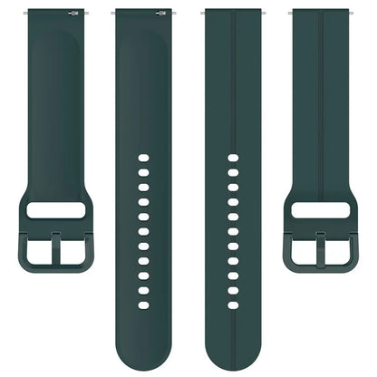 KALEBOL For Huawei Watch 4 / 4 Pro / GT 4 46mm Watch Strap 22mm Silicone Band  Groove Design