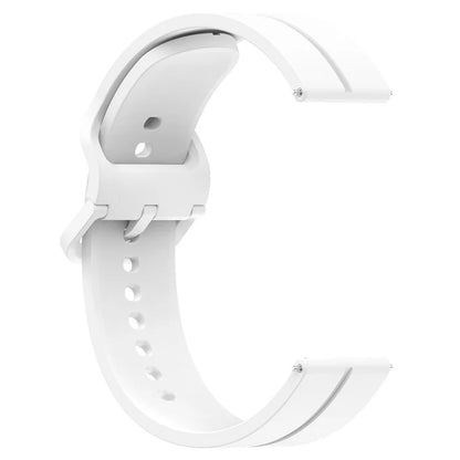 KALEBOL For Huawei Watch 4 / 4 Pro / GT 4 46mm Watch Strap 22mm Silicone Band  Groove Design