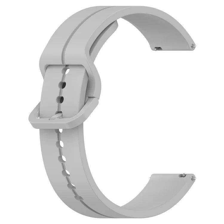 KALEBOL For Huawei Watch 4 / 4 Pro / GT 4 46mm Watch Strap 22mm Silicone Band  Groove Design