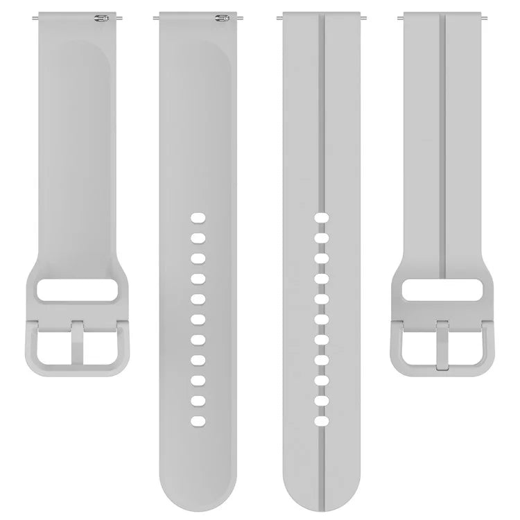 KALEBOL For Huawei Watch 4 / 4 Pro / GT 4 46mm Watch Strap 22mm Silicone Band  Groove Design