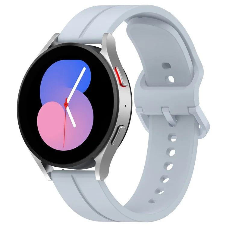 KALEBOL For Huawei Watch 4 / 4 Pro / GT 4 46mm Watch Strap 22mm Silicone Band  Groove Design