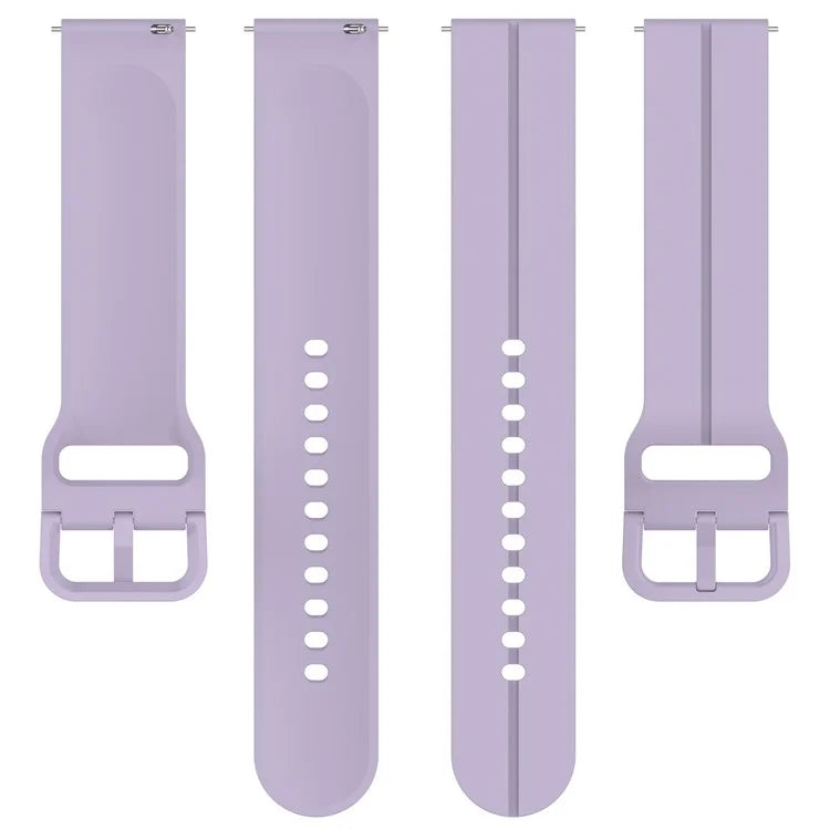 KALEBOL For Huawei Watch 4 / 4 Pro / GT 4 46mm Watch Strap 22mm Silicone Band  Groove Design