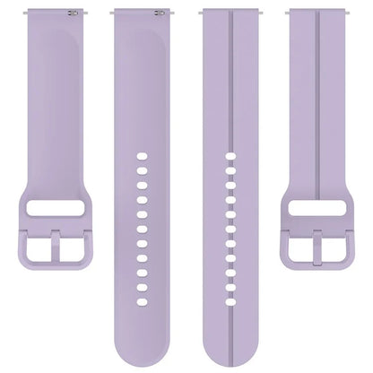 KALEBOL For Huawei Watch 4 / 4 Pro / GT 4 46mm Watch Strap 22mm Silicone Band  Groove Design