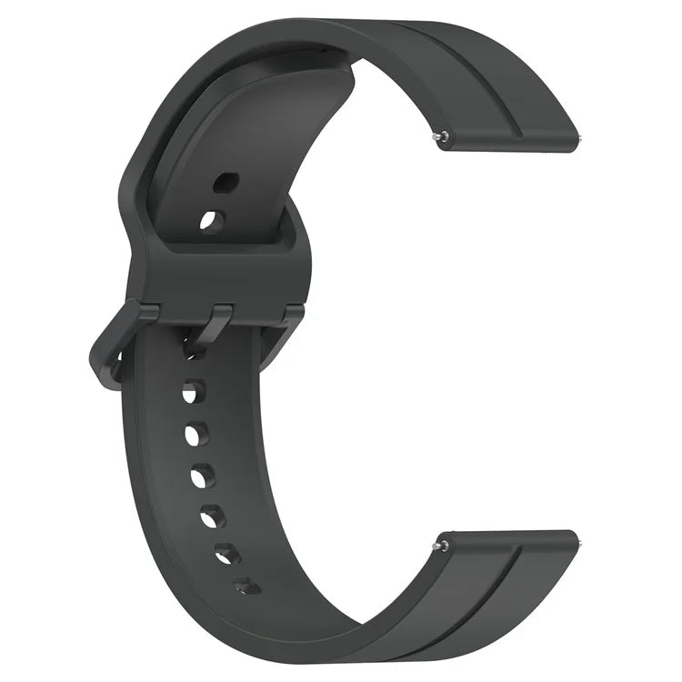 KALEBOL For Huawei Watch 4 / 4 Pro / GT 4 46mm Watch Strap 22mm Silicone Band  Groove Design