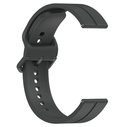 KALEBOL For Huawei Watch 4 / 4 Pro / GT 4 46mm Watch Strap 22mm Silicone Band  Groove Design