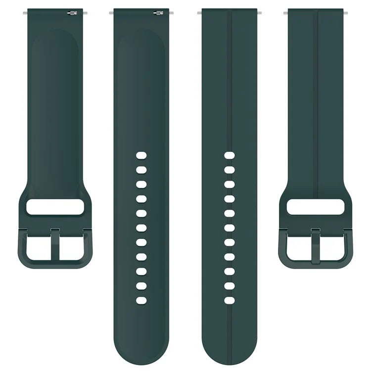 KALEBOL For Huawei Watch GT 3 42mm / GT 3 Pro 43mm Silicone Watch Band 20mm Groove Design Strap
