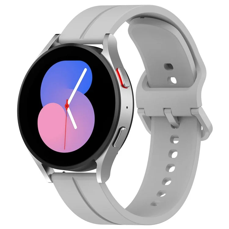 KALEBOL For Huawei Watch GT 3 42mm / GT 3 Pro 43mm Silicone Watch Band 20mm Groove Design Strap