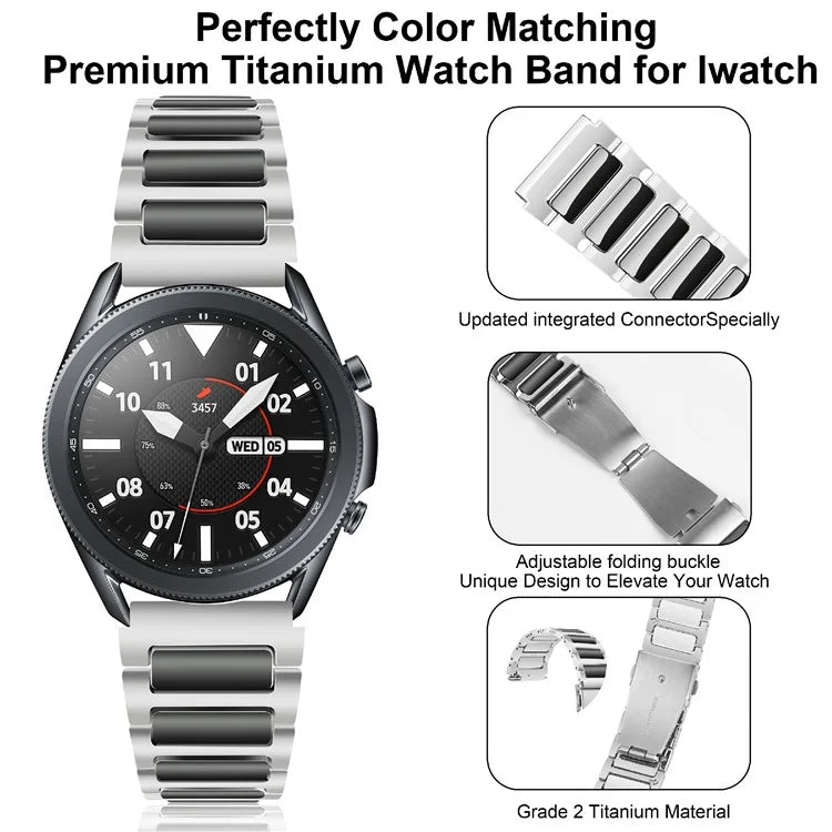 KALEBOL For Huawei Watch 4 / 4 Pro / GT 4 46mm Watch Strap 22mm Zinc Alloy Metal Band