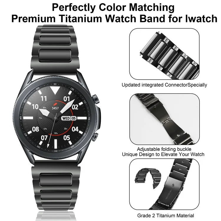 KALEBOL For Huawei Watch 4 / 4 Pro / GT 4 46mm Watch Strap 22mm Zinc Alloy Metal Band