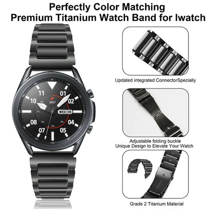 KALEBOL For Huawei Watch 4 / 4 Pro / GT 4 46mm Watch Strap 22mm Zinc Alloy Metal Band