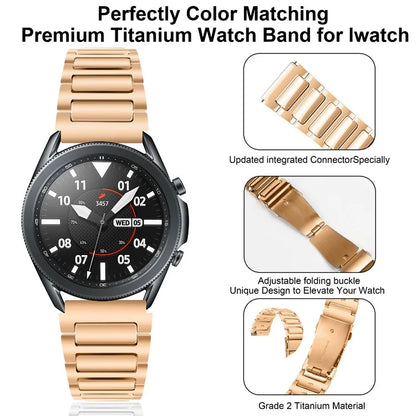 KALEBOL For Huawei Watch 4 / 4 Pro / GT 4 46mm Watch Strap 22mm Zinc Alloy Metal Band