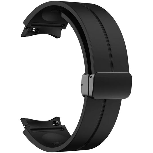 KALEBOL For Samsung Galaxy Watch FE 40mm / Watch6 / Watch6 Classic / Watch 5 / Watch 5 Pro Silicone Watch Strap Magnetic Buckle