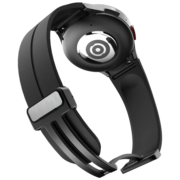 KALEBOL For Samsung Galaxy Watch FE 40mm / Watch6 / Watch6 Classic / Watch 5 / Watch 5 Pro Silicone Watch Strap Magnetic Buckle