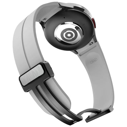 KALEBOL For Samsung Galaxy Watch FE 40mm / Watch6 / Watch6 Classic / Watch 5 / Watch 5 Pro Silicone Watch Strap Magnetic Buckle