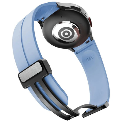 KALEBOL For Samsung Galaxy Watch FE 40mm / Watch6 / Watch6 Classic / Watch 5 / Watch 5 Pro Silicone Watch Strap Magnetic Buckle