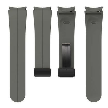 KALEBOL For Samsung Galaxy Watch FE 40mm / Watch6 / Watch6 Classic / Watch 5 / Watch 5 Pro Silicone Watch Strap Magnetic Buckle
