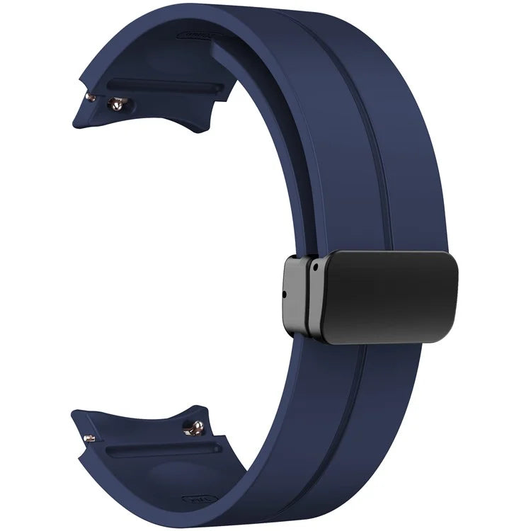 KALEBOL For Samsung Galaxy Watch FE 40mm / Watch6 / Watch6 Classic / Watch 5 / Watch 5 Pro Silicone Watch Strap Magnetic Buckle
