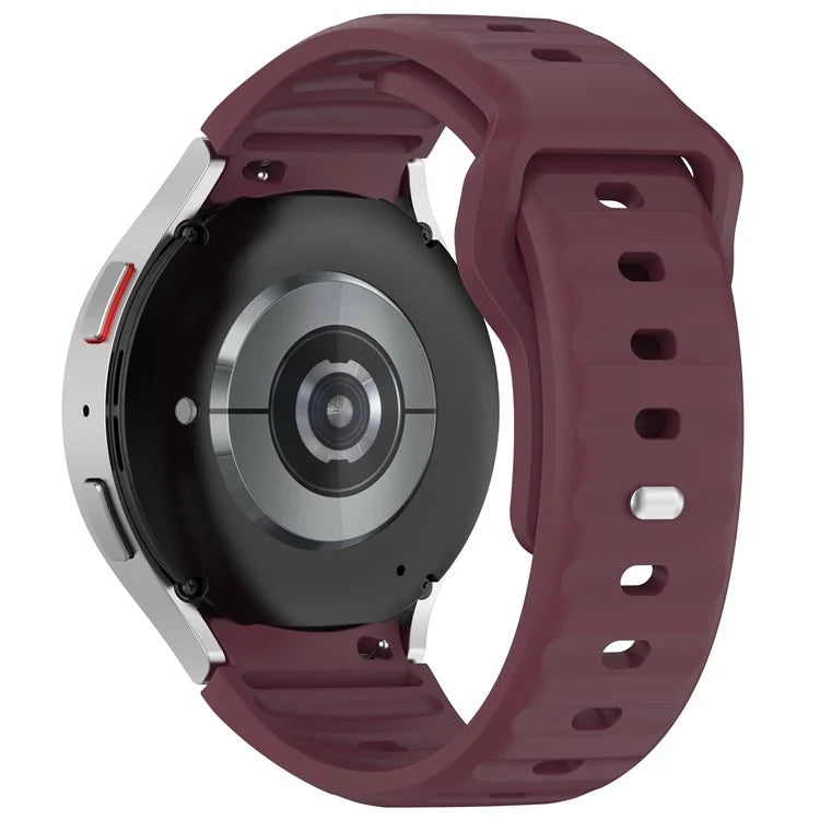 KALEBOL For Samsung Galaxy Watch6 / Watch6 Classic / Watch 5 / Watch 5 Pro Watch Band Silicone Strap