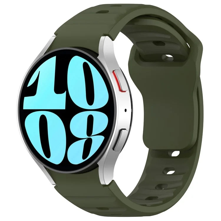 KALEBOL For Samsung Galaxy Watch6 / Watch6 Classic / Watch 5 / Watch 5 Pro Watch Band Silicone Strap