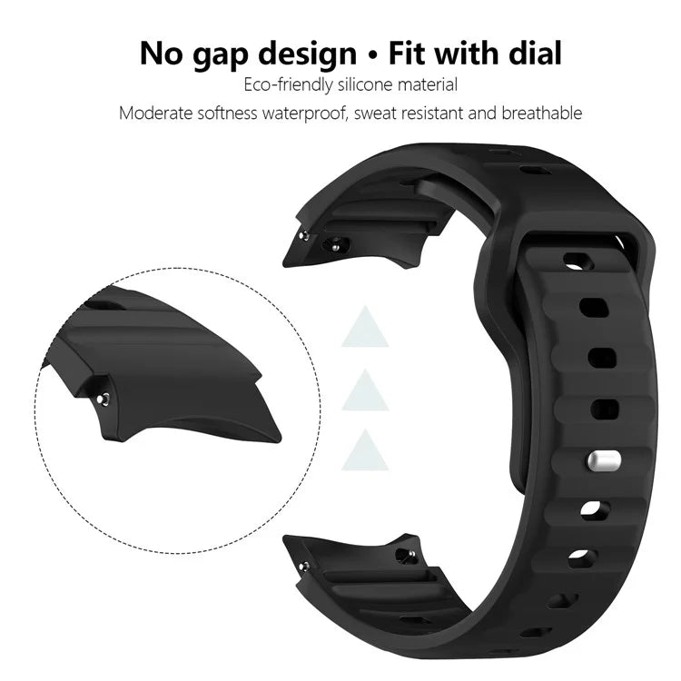 KALEBOL For Samsung Galaxy Watch6 / Watch6 Classic / Watch 5 / Watch 5 Pro Watch Band Silicone Strap
