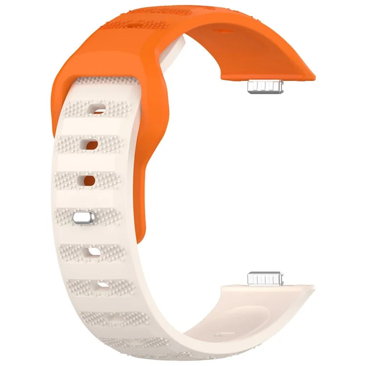 KALEBOL For Huawei Watch Fit 3 Silicone Watch Band Spot Patterned Wrist Strap