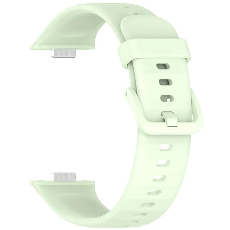 KALEBOL For Huawei Watch Fit 3 Silicone Watch Strap Wrist Band with Colorful Pin Buckle