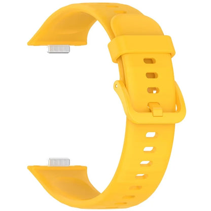 KALEBOL For Huawei Watch Fit 3 Silicone Watch Strap Wrist Band with Colorful Pin Buckle
