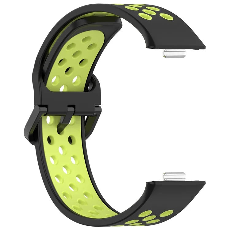 KALEBOL For Huawei Watch Fit 3 Silicone Watch Strap Dual Color Adjustable Band