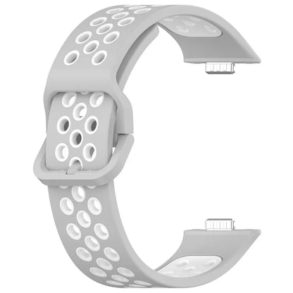 KALEBOL For Huawei Watch Fit 3 Silicone Watch Strap Dual Color Adjustable Band