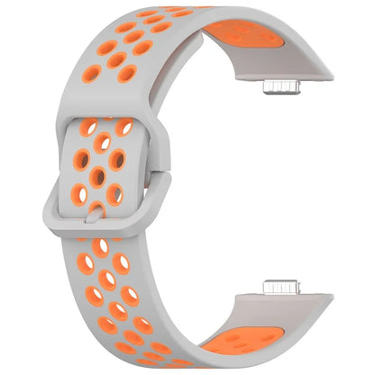 KALEBOL For Huawei Watch Fit 3 Silicone Watch Strap Dual Color Adjustable Band