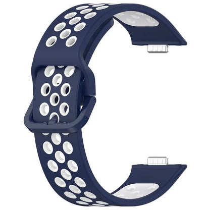 KALEBOL For Huawei Watch Fit 3 Silicone Watch Strap Dual Color Adjustable Band