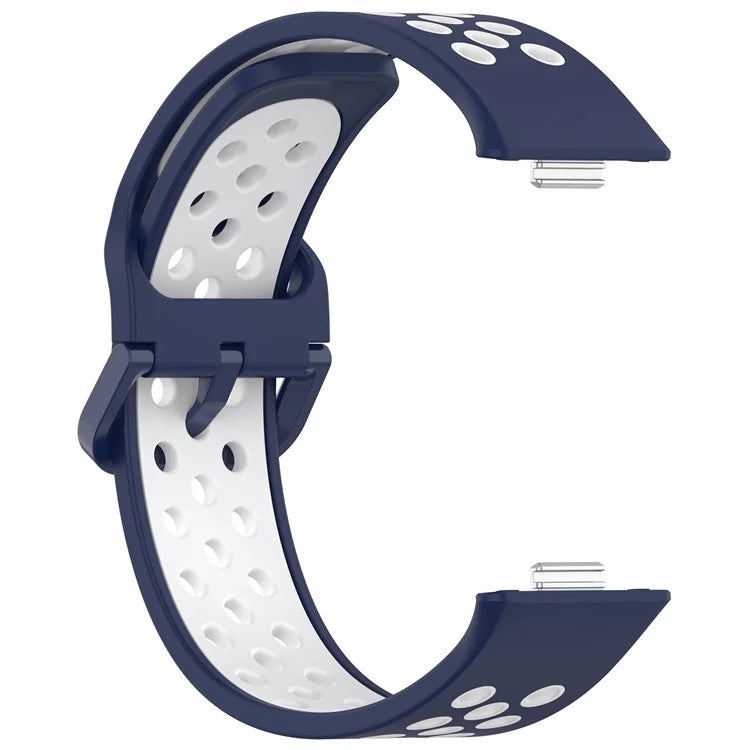 KALEBOL For Huawei Watch Fit 3 Silicone Watch Strap Dual Color Adjustable Band